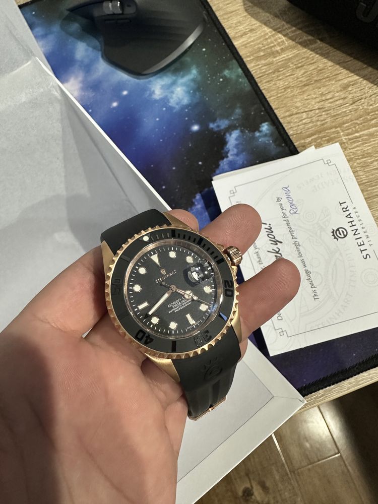 Ceas Steinhart rose gold 42mm ocean one