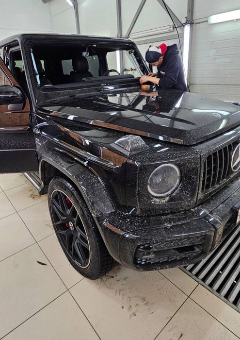 Ремонт лабовое стекло скол + трешна + полировка