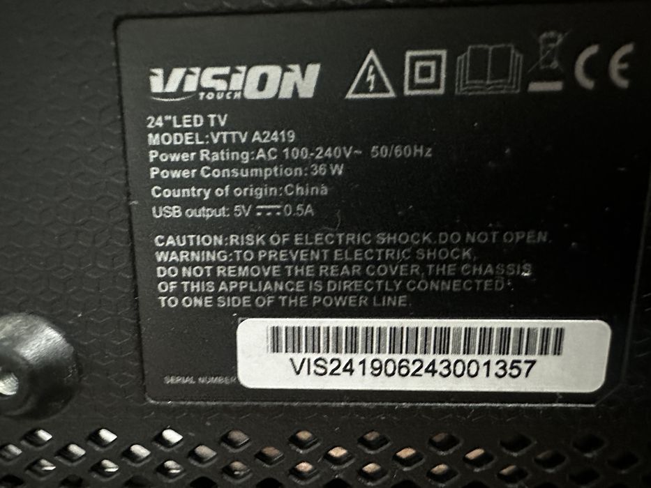 Vand televizor vision touch