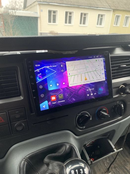 Магнитола для Ford Transit, Fusion, galaxy, kuga, Focus с рамкой новая