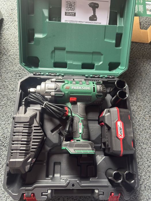 Masina de insurubat cu impact 20v 400Nm Parkside