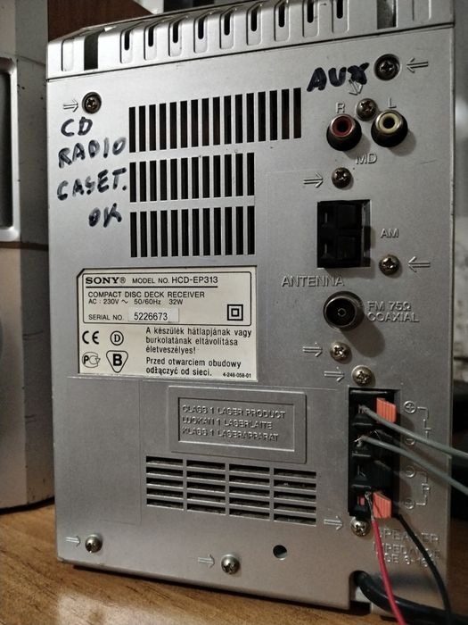 Combina Sony Hcd-ep313 stereo