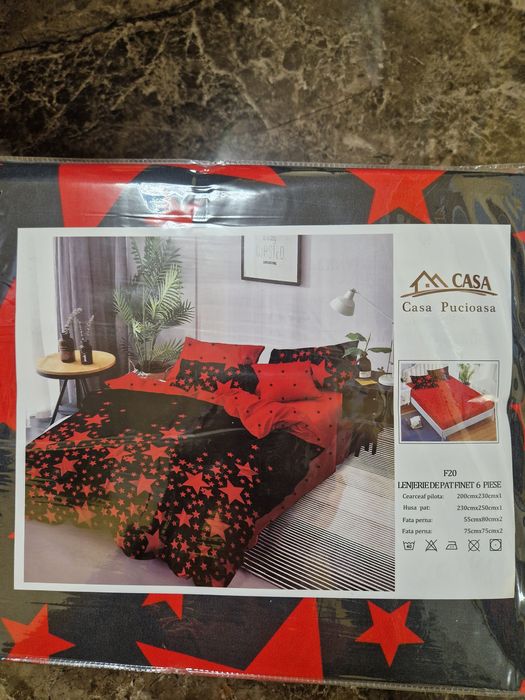 Lenjeri pat 6 piese