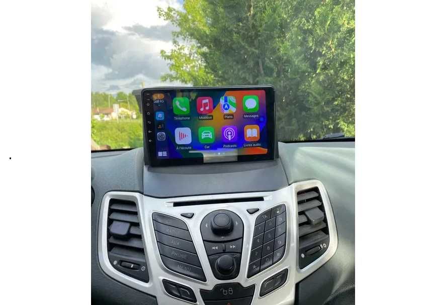 Navigatie GPS Android Dedicata Ford Fiesta CarPlay QLed 1-8GB + CADOU