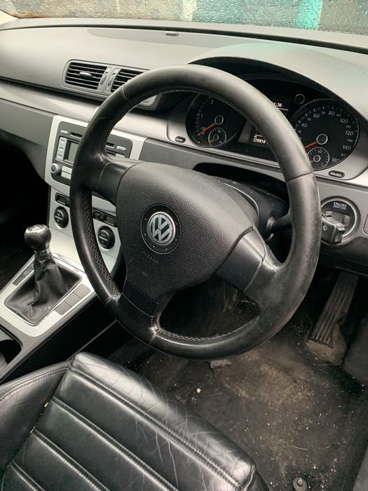 Volan piele 3 spite VW Passat B6 , Golf5