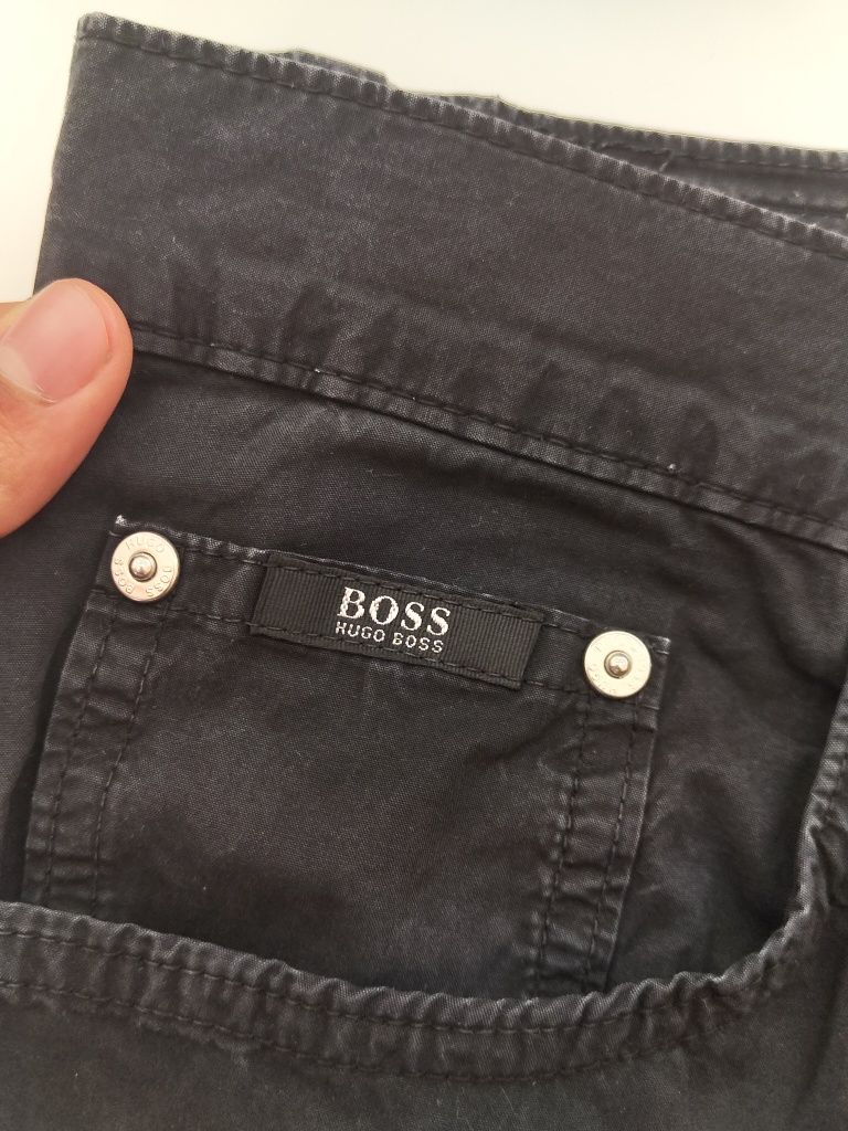 Blugi Jeans eleganți negri de bărbați Hugo boss mărimea L w32 l30