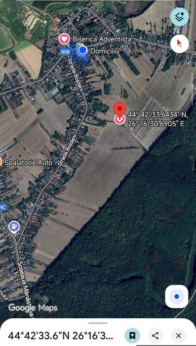 Teren extravilan în Lipia, Ilfov. 3,500 m²