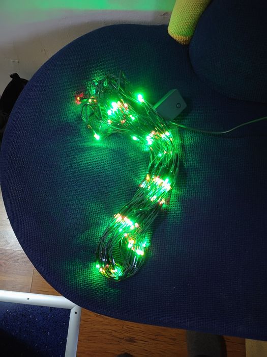 Светеща коледна завеса