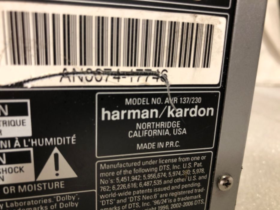 Harman/Kardon AVR-137/230