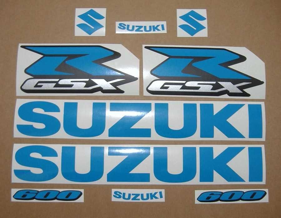 Стикери Suzuki GSXR 600 различни цветове лепенки сузуки k1 k2 k3 k4 k5