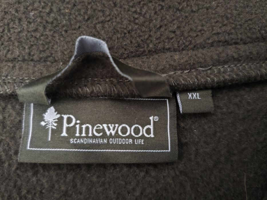 Polar Pinewood Tiveden bluza mărime XXL Pulover Fleece culoarea Kaki