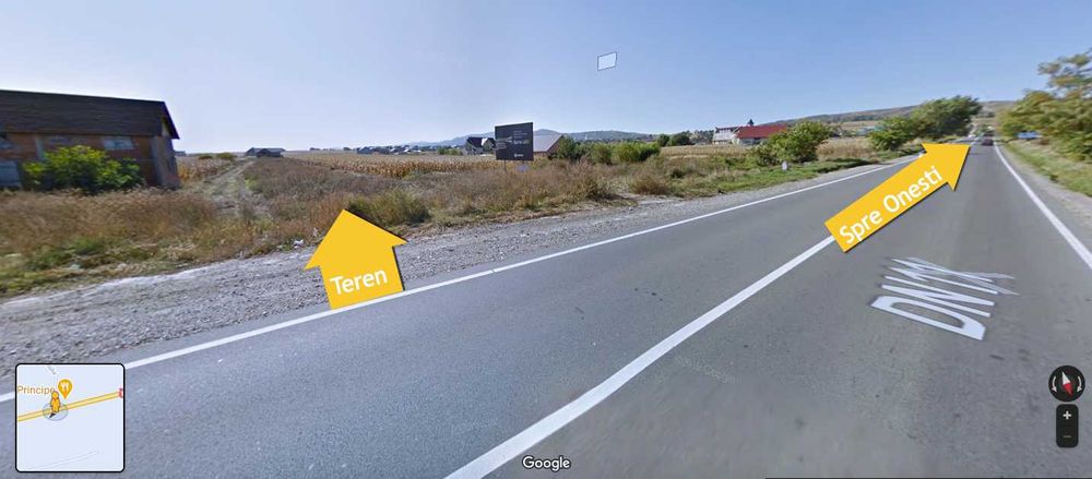 Teren 4800m2 Luizi Calugara Bacau DN 11 vis a vis de Piscina Principe