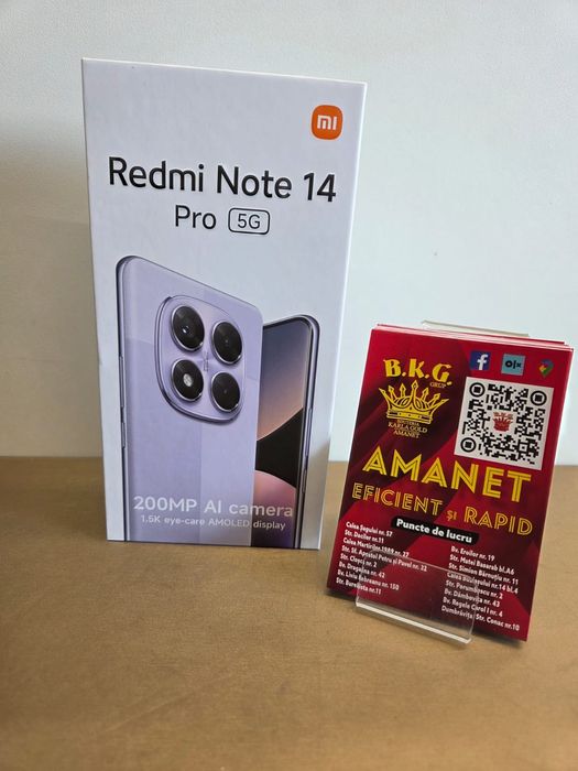 Redmi Note 14 Pro 256gb sigilat Amanet BKG