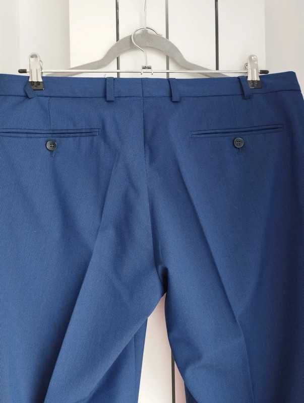 Pantaloni bleumarin de costum Angelo Litrico