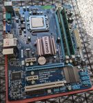 Материнская плата Gigabyte + CPU (with cooler) + RAM