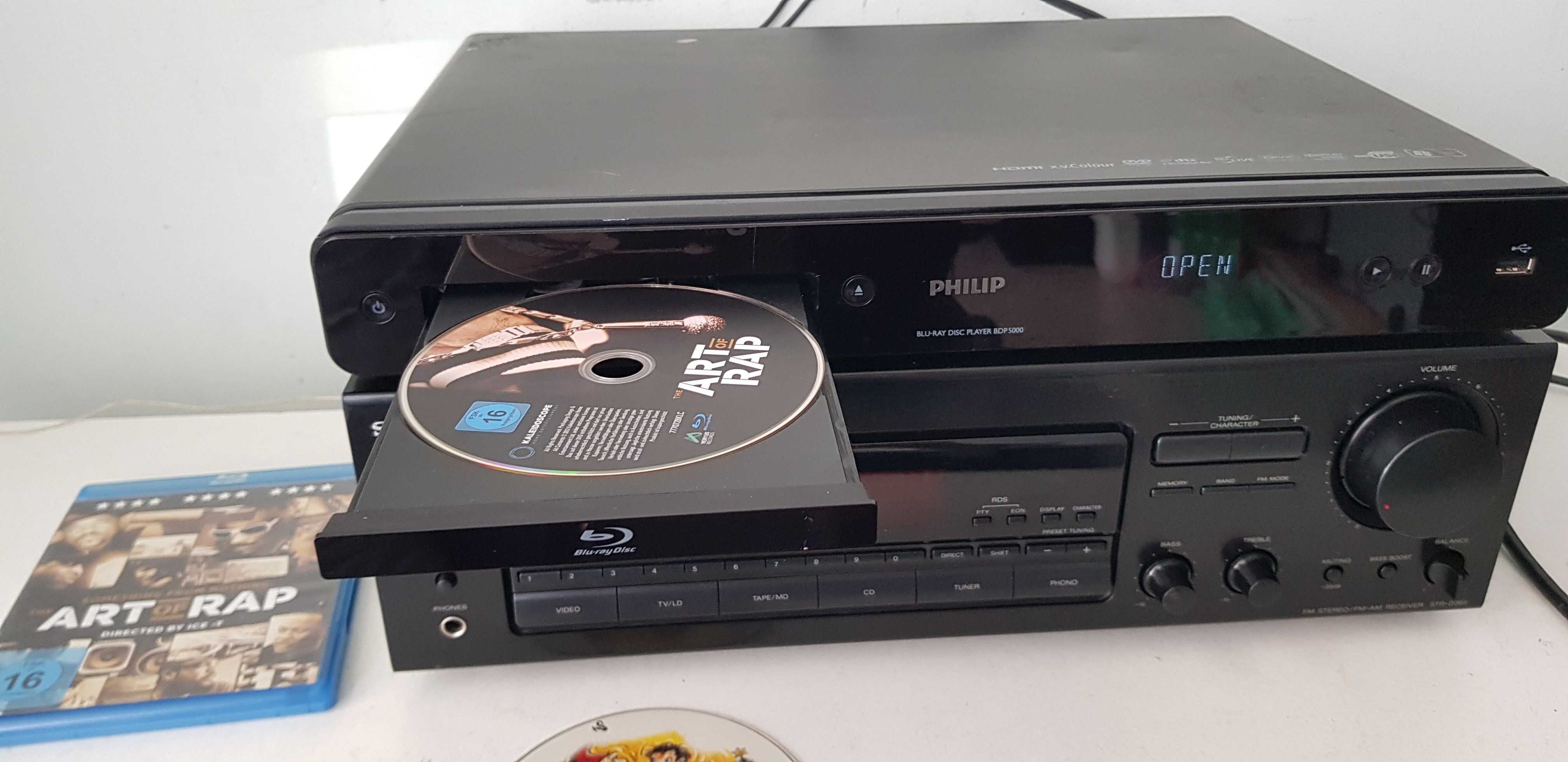 Philips BDP 5000 blu ray player muzica film timp liber