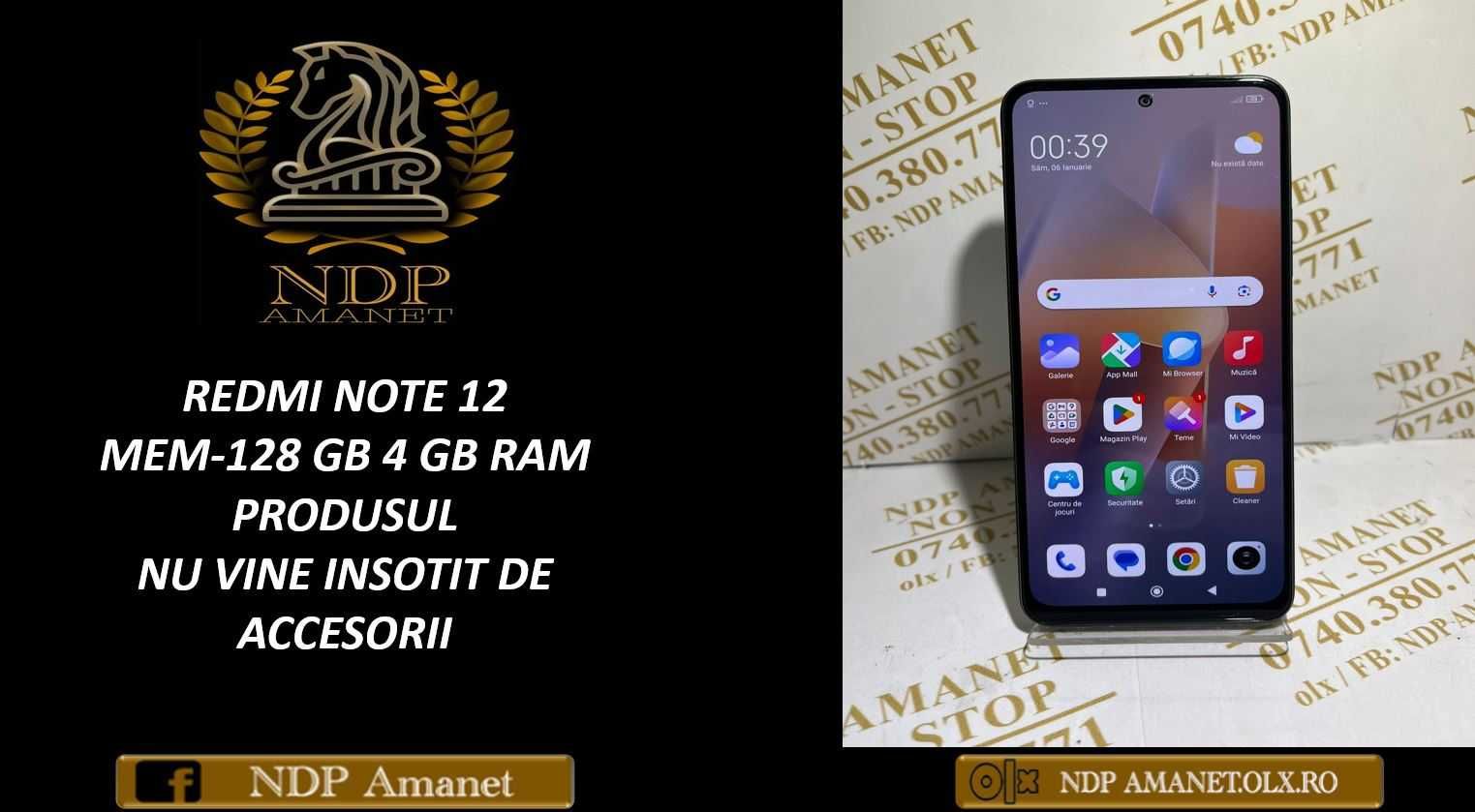 NDP Amanet NON-STOP Sos. Giurgiului 119-REDMI NOTE 12 ( 18570)