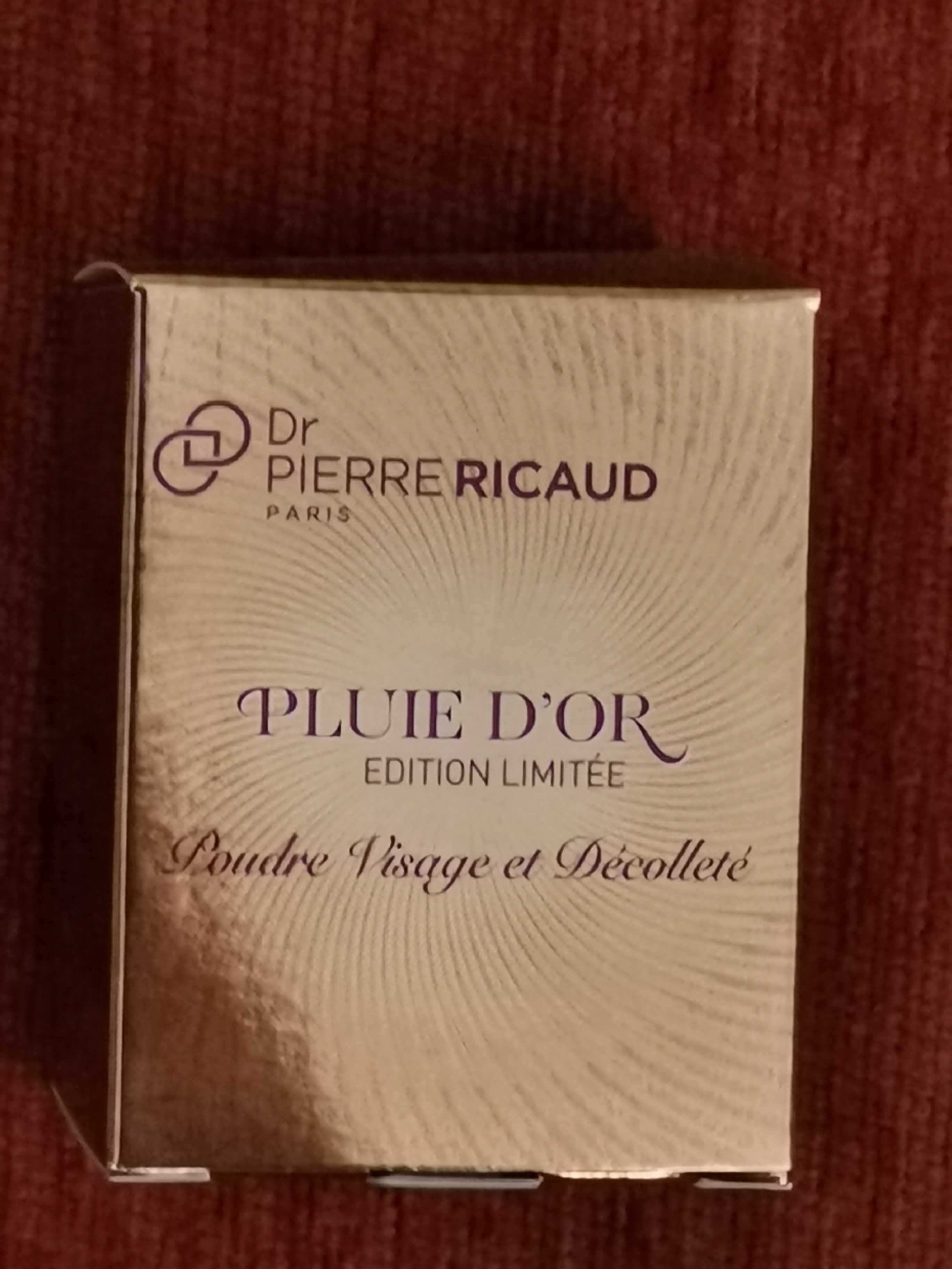 PLUIE D'OR Limitee Edition Dr Pierre Ricaud. Ново