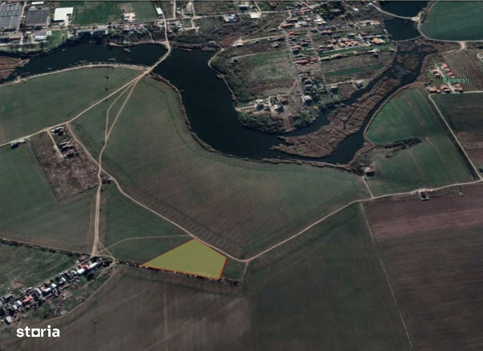 BALOTESTI  Teren 10,000 MP Strada Lacului