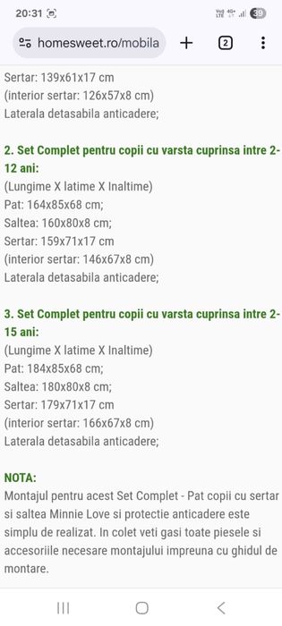 Vand patut copil roz