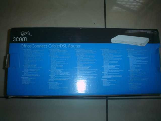 3Com OfficeConnect Cable/DSL - router - desktop | 3CR858-91