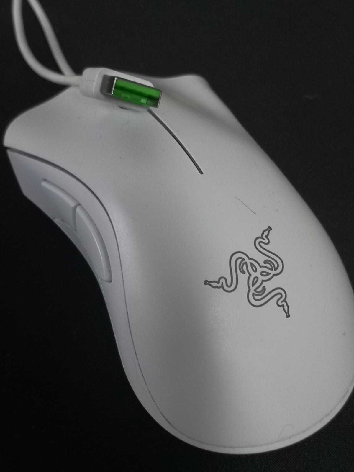 Mouse gaming DeathAdder Essential, Razer, 6400DPI, 127x73x43 mm, Alb