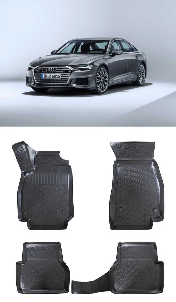 Гумени стелки RizLine съвместими с Audi A6  C8 2018-