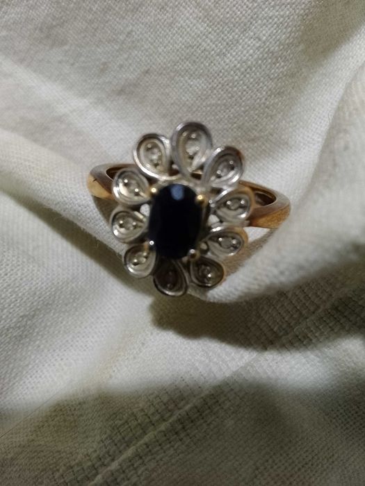 Златен пръстен с брилянти  04   12