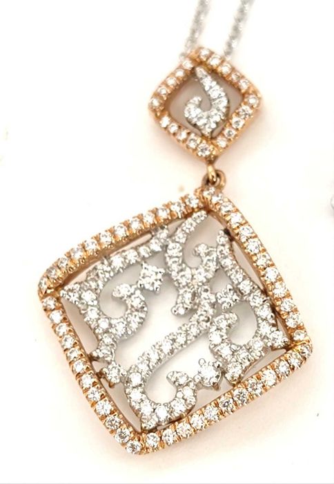 Colier 14k cu diamante Gabriel&Co 1,5ct