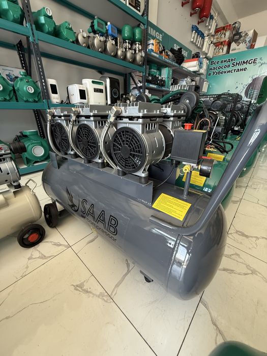 ГАРАНТИЙНЫЙ безшумный воздушный компрессор SAAB 200L air compressor