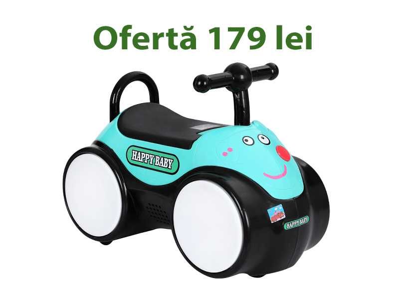 Masinuta copii Peppa Pig, Cu muzica si lumini, Premergator Albastru