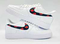 Adidasi Custom Nike Air Force 1 Akatsuki 38 39 40 41 42 43