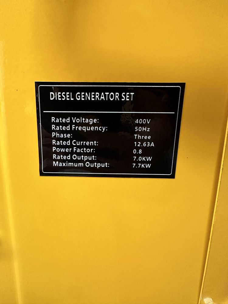 Generator Diesel 7,7 kw trifazic