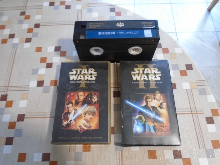 vhs Star Wars касети