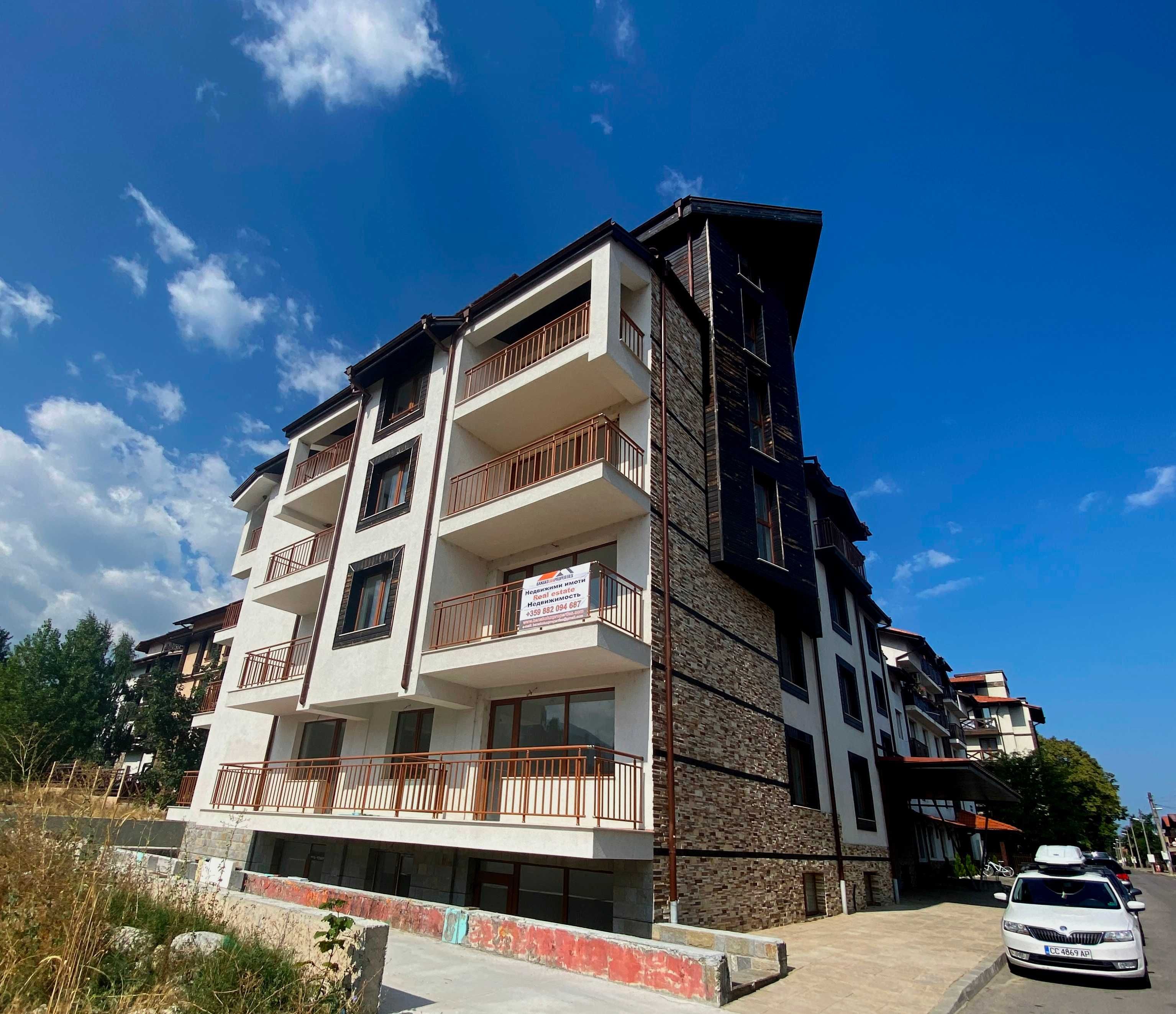 Южен едностаен апартамент за продажба в жилищна сграда в Банско