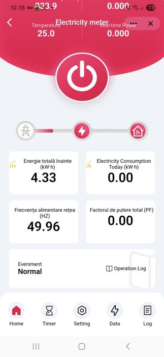 Contor electric SMART WIFI 220v 50A