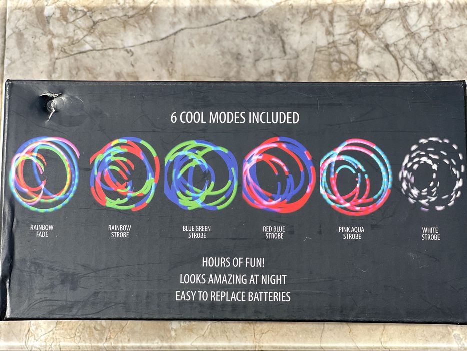 Poiuri cu lumini multicolore (Strobe+Slow Fade) - Lumi