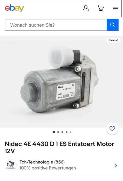 BMW Nidec 4E 4430 D 1ES моторче за рейка