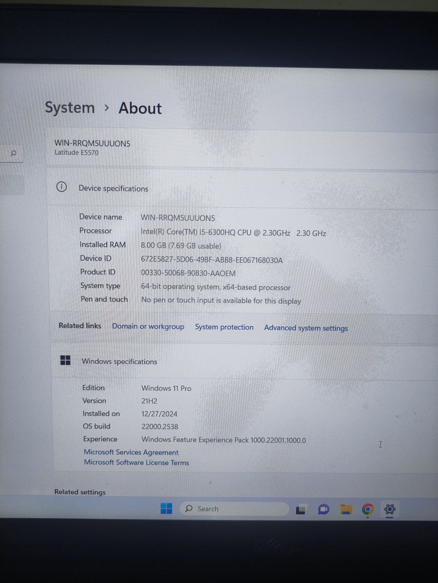 Dell Latitude E5570 Core i5 – Мощный и надёжный