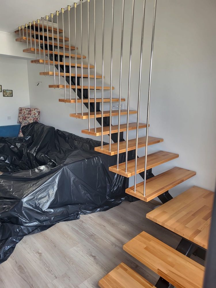 SCARI INTERIOARE - EXTERIOARE, Balustrade INOX, Metalice-Montaj inclus