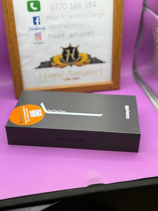 HOPE AMANET P2 - Samsung S25 / 128GB / 12 GB RAM / Sigilat / Icy Blue