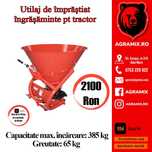 Distribuitor utilaj de imprastiat ingrasaminte capacitate 385 kg nou