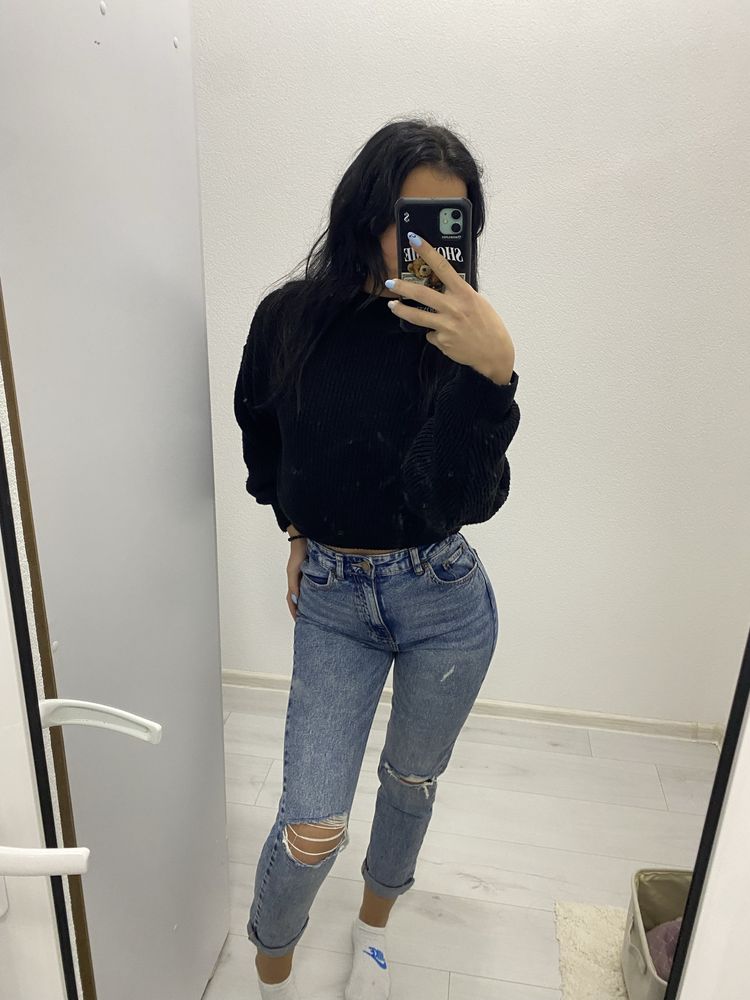 Дънки “Mom fit”,Pull&Bear