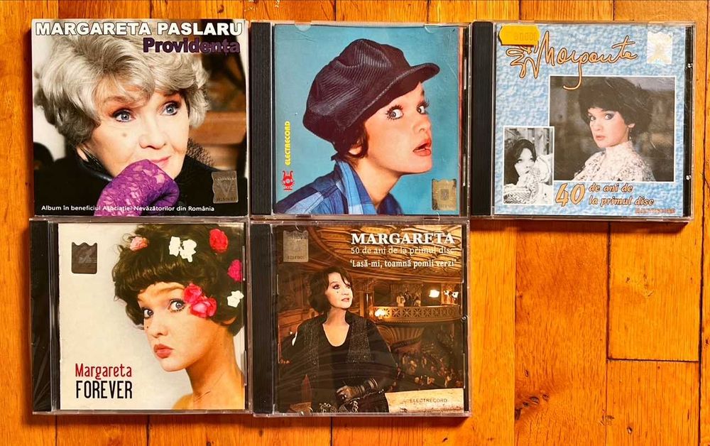 Set 5 CD originale Margareta Paslaru