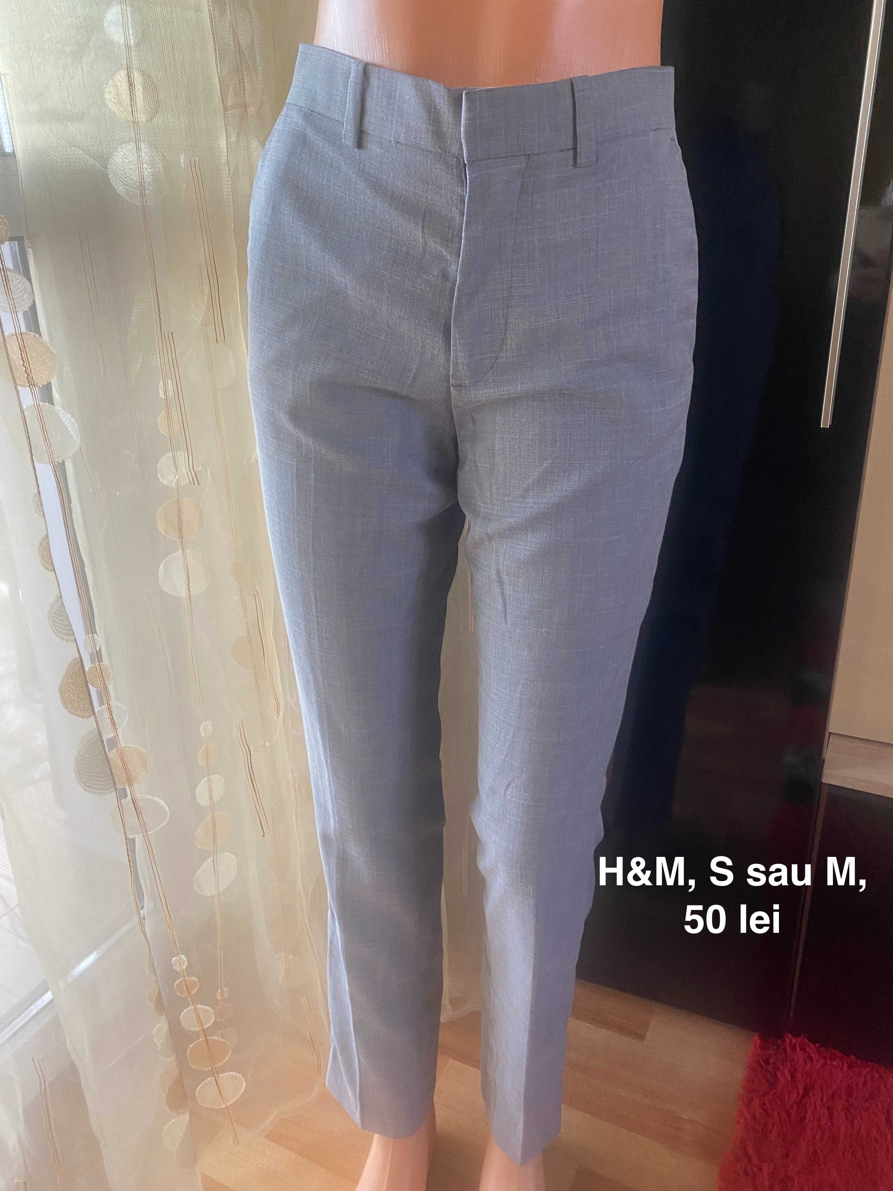 Lot pantaloni dama H&M stofa blugi S M dama