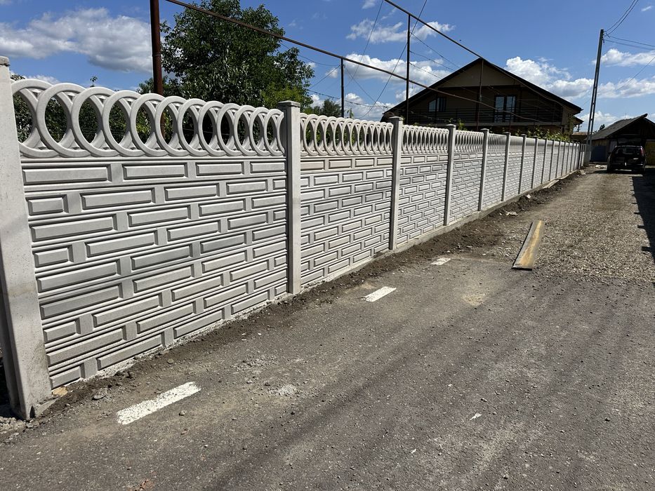 Gard beton- placi de beton 40 de modele in stoc