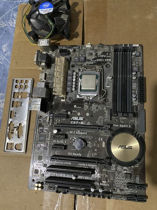 Placa 1150 top Asus Z97 E + i5 4460 shild slot m2