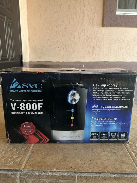 Продам бесперебойник SVC V-800F, новый, 800VA