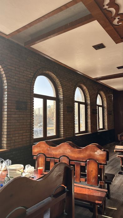 Ангар 16м на 15м металлоконстукция окна , осб, брусчатки, профлист итд