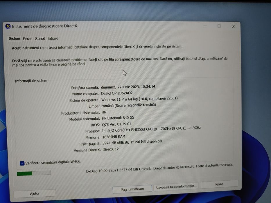 Hp Elitebook / 16 GB RAM / ssd 512 / i5 gen 8 /